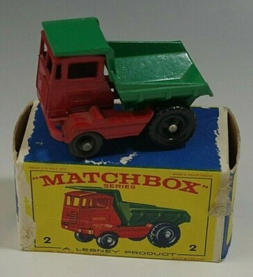 MATCHBOX LESNEY #2 MUIR HILL DUMPER 1960's ENGLAND NM CONDITION - Image 1 of 4