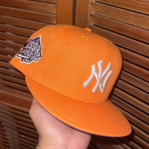 New Era 5950 New York Yankees 1999 World Series Orange/Lila Fitted Mütze Herren Neu mit Etikett - Bild 1 von 1