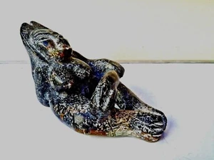 ANTIQUE PRE COLUMBIAN MAYAN HAND CARVED BROWN JADE STATUE FIGURINE MUSEUM ITEM   - Picture 1 of 11