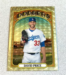 Topps Heritage Superfractor 2021 #637 David Price Dodgers 1/1 ver nota - Imagen 1 de 3