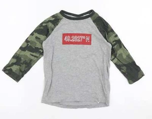 NEXT Girls Camouflage Cotton blend Jersey T-Shirt Size 3 Years - Picture 1 of 12