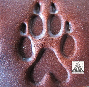 Craftool Co. EE. UU. Wolf Track Paw Print 1" Herramienta de estampillas de cuero 8286 - Imagen 1 de 3