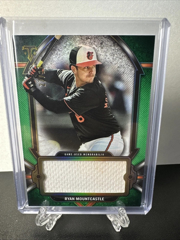 2024 Topps Triple Threads RYAN MOUNTCASTLE Game-Used Jumbo Relic /27 Orioles - Image 1 of 4