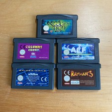 Gameboy Advance - Scooby Doo Columns Crown Spider-Man 2 Rayman 3 Ace Lightning