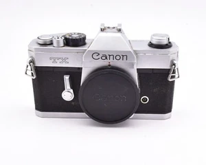 Canon TX Silver 35mm SLR Film Camera Body Only (#12597) - Picture 1 of 9