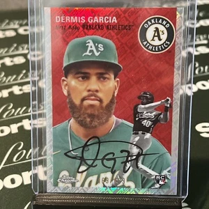 2023 Topps Chrome Platinum Dermis Garcia Rookie Logo Refractor #’ed /499 RC - Bild 1 von 3