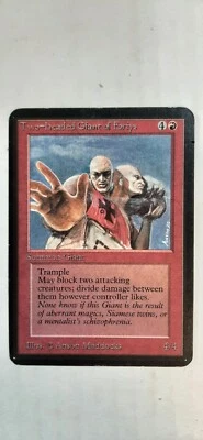 MTG Magic The Gathering LP ALPHA TWO-HEADED GIANT OF FORIYS - Image 1 of 2