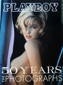 HUGH HEFNER HAND SIGNED PLAYBOY 50 YEARS THE PHOTOGRAPHS 1ST ED. RARE! PROOF+COA - Picture 1 of 5