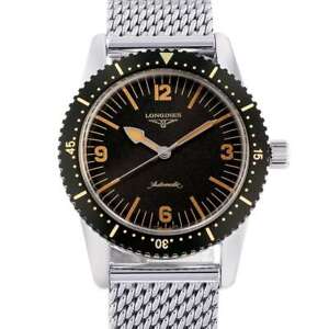 LONGINES skin diver 42mm Stainless Steel Black Dial L2.822.4.56.6