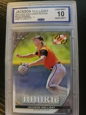 Jackson Holliday 2022 Leaf Rookie Card RC #FL-07 CCG Graded Gem Mint 10 Orioles