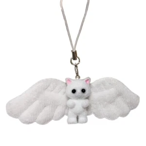 Stylish Phone Charm with Angel Cat Cute Resin Pendant for Keychain Bag Purse - Zdjęcie 1 z 8