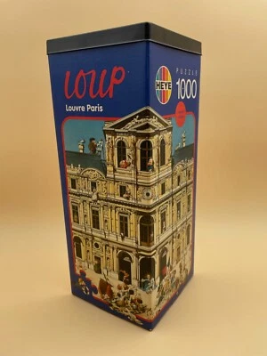Jean-Jacques Loup Louvre Paris Heye puzzle 1000 pezzi completo poster IMBALLO ORIGINALE raro - Immagine 1 di 4