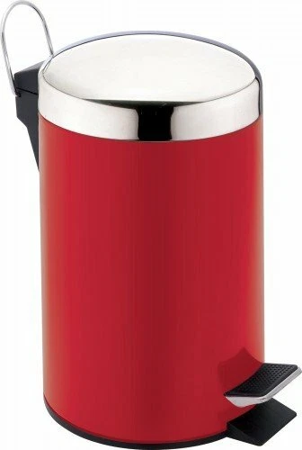 SANWOOD Treteimer 3 Liter mit Griff Rot - Bild 1 von 1