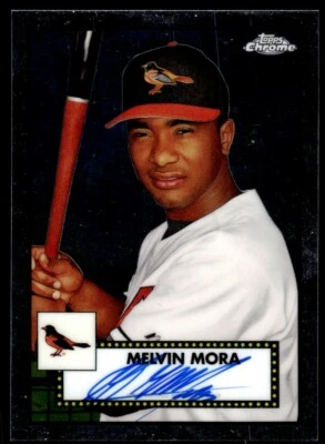 2021 Topps Chrome Platinum Anniversary Autographs Melvin  -- Auto Baltimore - Image 1 of 2