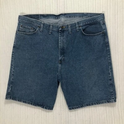 Wrangler Denim Shorts Relaxed Fit Comfort Waist Blue Jean Shorts 46R - Image 1 of 4