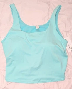 NWT,Xersion,Aqua, Round Neck, Dry Fit, Long Line Bra -Ladies Size XXL - Picture 1 of 8