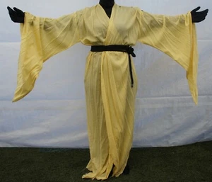Medieval Occult Sheer Ritual Robe Halloween Witch Larp pagan Martial Arts Monk - Picture 1 of 80