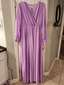 Faeriesty Lavender Formal Womens Plus Size Dress Size 3X - Picture 1 of 8
