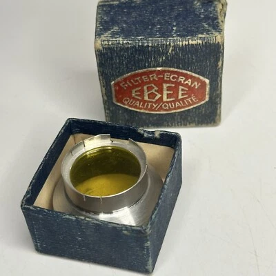 VTG EBEE Push On Lens 28 Yellow Filter Original Box - Image 1 of 4