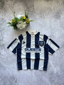 West Bromwich Albion 1996-1997 Vintage Home shirt Blokecore Jersey football Rare - Picture 1 of 12