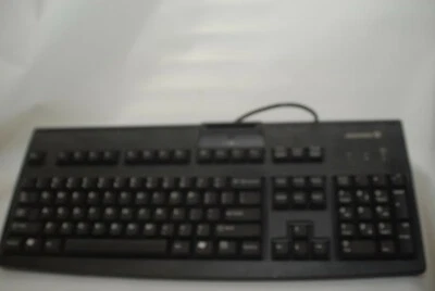 Cherry Secure Board 108-Key Wired USB Keyboard with Smart Card Reader - Image 1 of 3