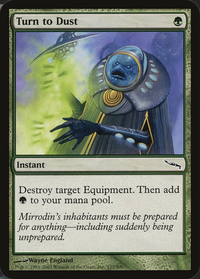 TURN TO DUST ~ Mirrodin - MTG Magic the Gathering - NM - Image 1 of 1