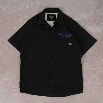 Camisa Dickies Vintage Dardo Corazón Ropa de Trabajo M Para Mujer Negra Bordada Foto 1 de 4