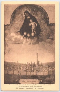 Vintage Italian Postcard La Madonna del Terremoto Bologna 1917 - Picture 1 of 2