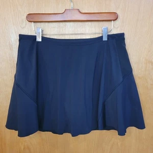 Athleta Match Point Skort Black Tennis Golf Skirt Size Medium Pickleball - Picture 1 of 8