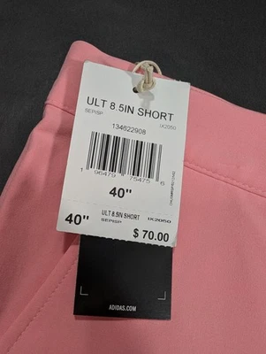 Pantalones Cortos de Golf Adidas Para Hombres Ultimate 365 8.5" Entrepierna Semi Rosa Chispa Talla 40 42 Foto 1 de 4