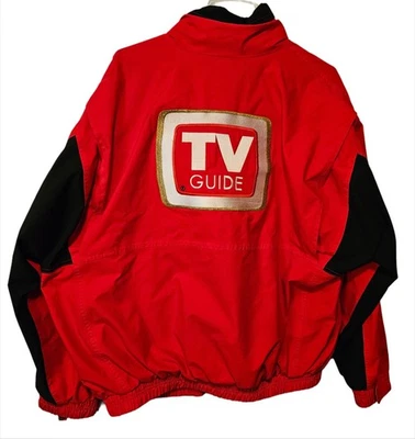 Vintage TV Guide NASCAR Roush Racing Embroidered Jacket Size XL Gore-Tex Rare - Image 1 of 4