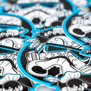 Tattooed Trooper Vinyl Sticker - Sticker Bomb Alternative tattoo Brand wars star - Picture 1 of 3