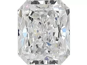 Loose Lab-Grown CVD Diamond 4 Ct Radiant Cut VVS1 - F Certified Diamond - Picture 1 of 5