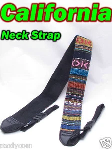 Camera Neck Shoulder Strap Digital Canon DSLR SLR Nikon EOS Rebel 550D SX50 6D - Picture 1 of 8