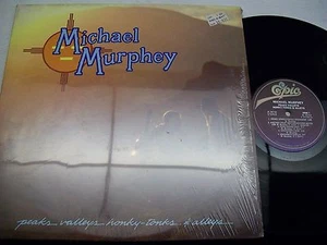 Michael Murphey-Peaks Valleys Honky Tonks & Alleys-LP-Shrink-Epic-AL35742 Ex - Imagen 1 de 1