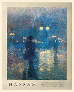 Childe Hassam "Fifth Avenue Nocturne, c.1895" 24x30 NEW, heavy paper, kept flat - Picture 1 of 1