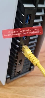 PS5 LAN Port Adapter für LAN Kabel (Verbindungsabbrüche /Wackelkontakt) - Bild 1 von 4