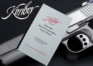Kimber Model 8400 Bolt Action Sport Rifles Owners Manual  - Picture 1 of 3