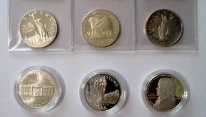 Mixed U.S. Mint Commemorative Silver Dollars as listed/shown below - Picture 1 of 1