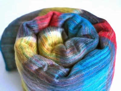 DEAL! SOFT & WARM STRIPED ALPACA LLAMA WOOL BLANKET PLAID QUEEN SIZE