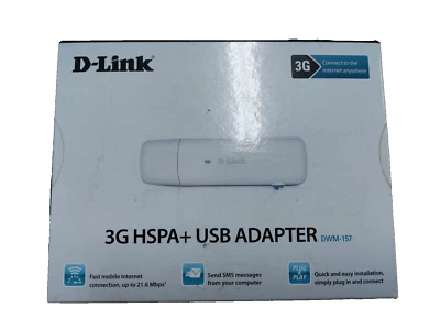 D-Link DWM-157 Chiavetta Internet, USB 2, 3G HSPA+ BIANCO - NUOVO mai usato - Immagine 1 di 3