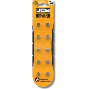 10x JCB LR41 Batteries 1.5V Super Alkaline Coin Cell Button AG3 GP192 V36A L736 - Picture 1 of 11