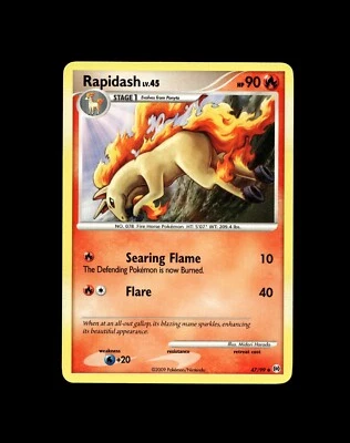 Ponyta Rapidash Galarian Pokemon Card! Holo/Reverse Holo Rare V Promo Cards! - Image 1 of 2