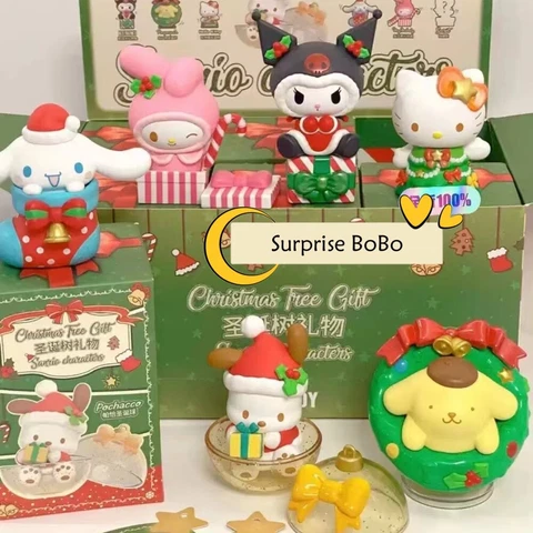 Sanrio Christmas Tree Gift Series Blind Box Confirmed Figure Hot Toys Girl Gift Cover