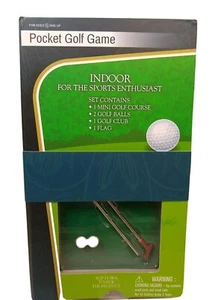 Pocket Golf Gioco da Interno Mini Campo da Golf Nuova Età 6+ - Foto 1 di 6