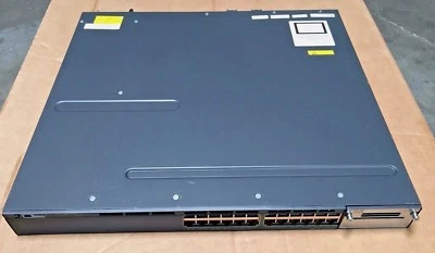 Cisco WS-C3560X-24P-L 24 Port Gigabit Switch vers. v15.x IOS, Best Quality w/ PS - Image 1 of 4