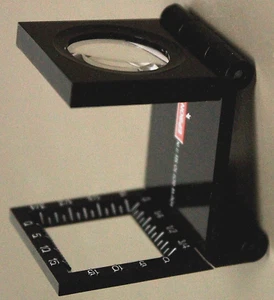 NEW 6x Balloon Magnifying 19 mm Foldable Sewing Loupe w/ Snap Pouch Epson 185006 - Picture 1 of 10