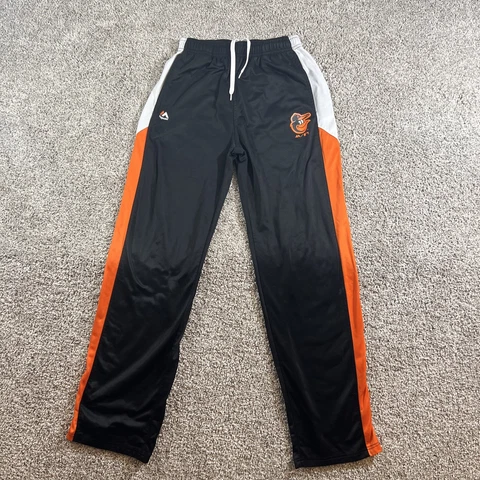 Baltimore Orioles Baseball Pants Youth￼ Sz Large By Majestic￼ MLB Black Cover
