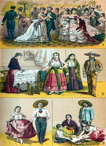 16x20" CANVAS Decor.Room design art print.Mexico social classes.Mexican.6085 - Picture 1 of 1