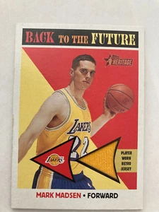 2001-02 Topps Heritage Back to the Future #BF5 Mark Madson Lakers Retro Jersey - Picture 1 of 2